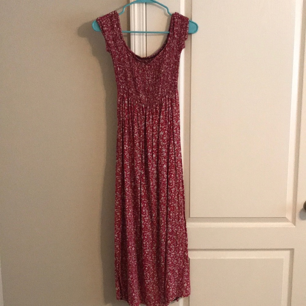 red sundress